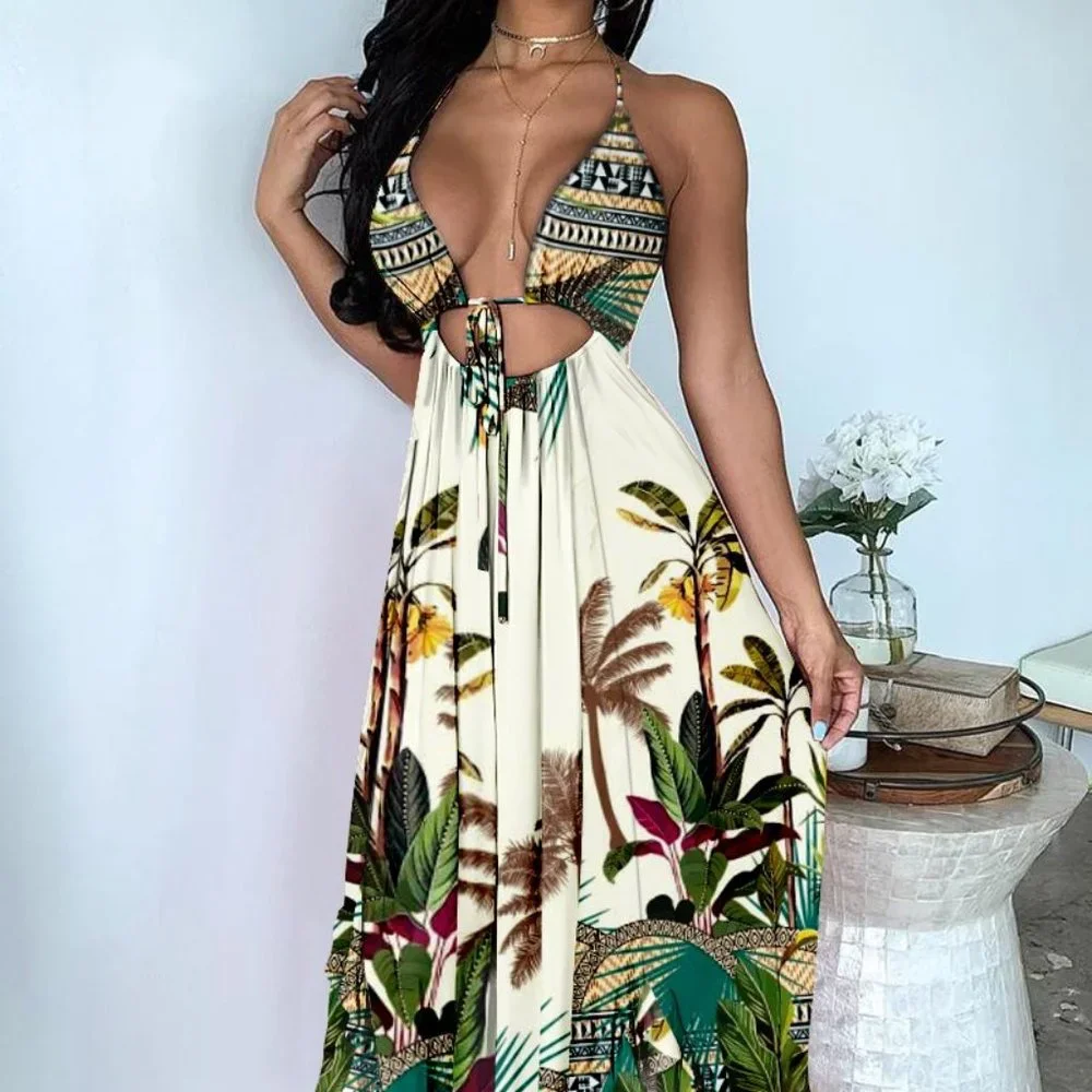 Women's Maxi Dress - Picture 3 of 4